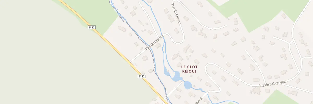Plan du 90 Rue du Crevon à Catenay