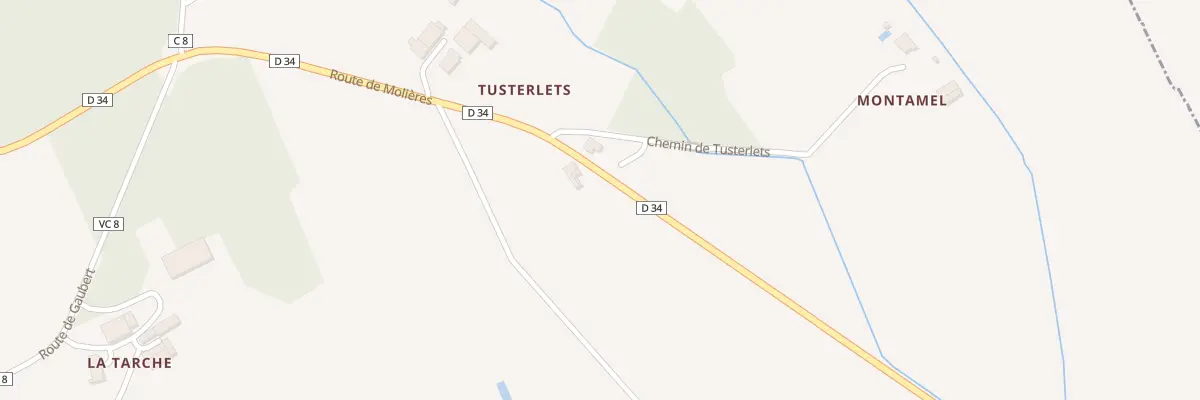 Plan du 5194 Montamel à Vazerac