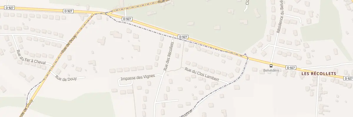 Plan du 4 Rue des Recollets à La Chapelle-du-Noyer