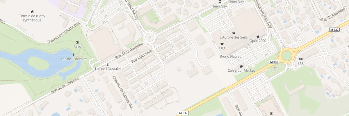 Plan du 23 Rue Amedeo Modigliani à Tournefeuille
