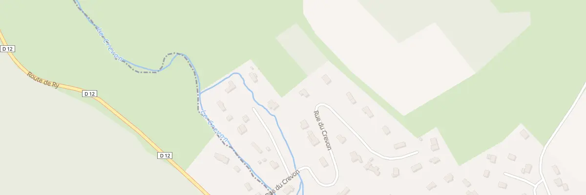 Plan du 319 Rue du Crevon à Catenay