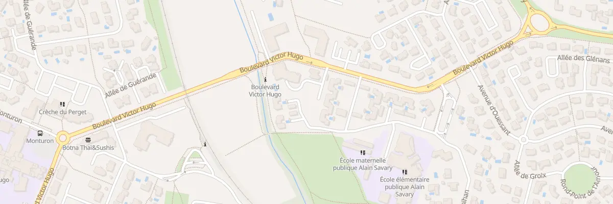 Plan du 3 All du Morbihan à Colomiers