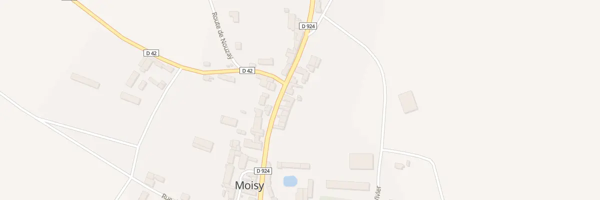Plan du 12A Rte de Châteaudun à Moisy