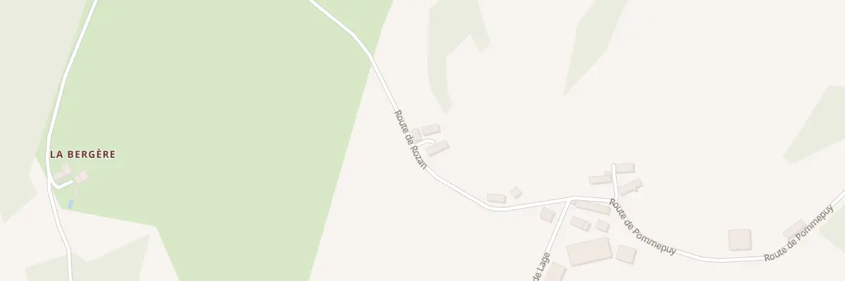 Plan du 5020 Rozan à Rosiers-de-Juillac