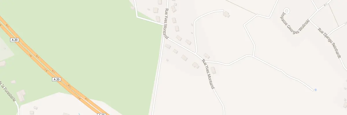 Plan du 23 Rue Yves Montand à Boisseuil