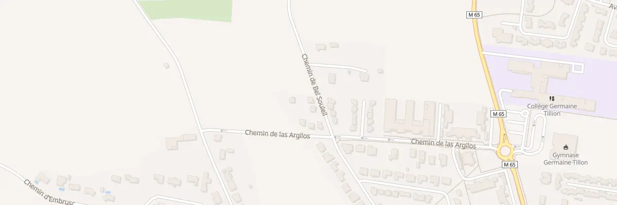 Plan du 57 Che de Bel Souleil à Aussonne