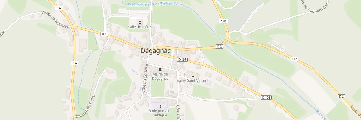 Plan du 5080 Degagnac à Dégagnac