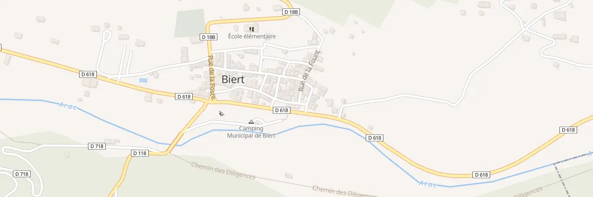 Plan du 5001 Rue de la Fount à Biert