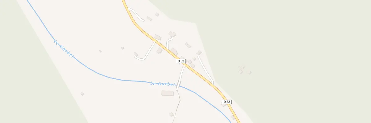 Plan du 264 Jammets à Ercé