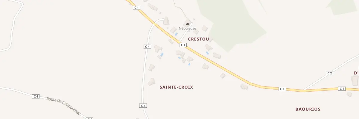 Plan du 222 Rte de l’Honor de Cos à Puycornet
