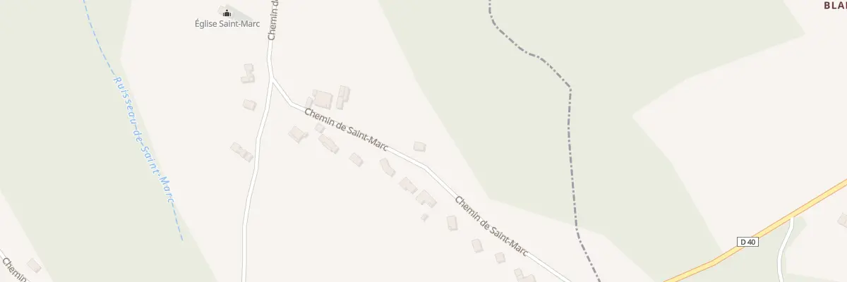 Plan du 268 Che de Saint Marc à Piquecos