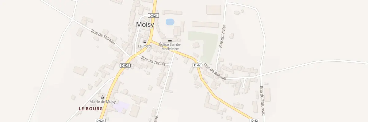 Plan du 1 Rue du Stade à Moisy