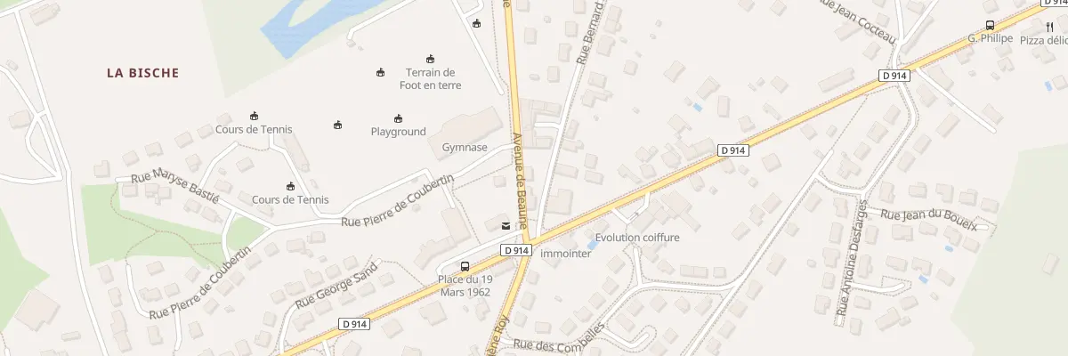 Plan du 1A Rue Bernard de Ventadour à Rilhac-Rancon