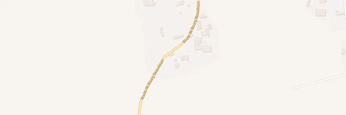 Plan du 1 Rte de Bourg Beaudouin à Renneville
