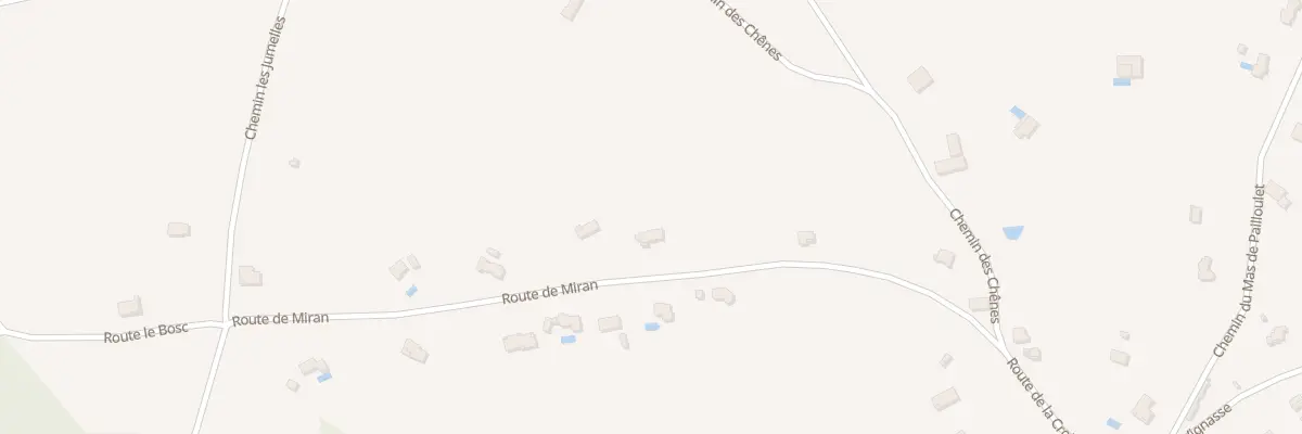 Plan du 296 Rte de Miran à Crayssac