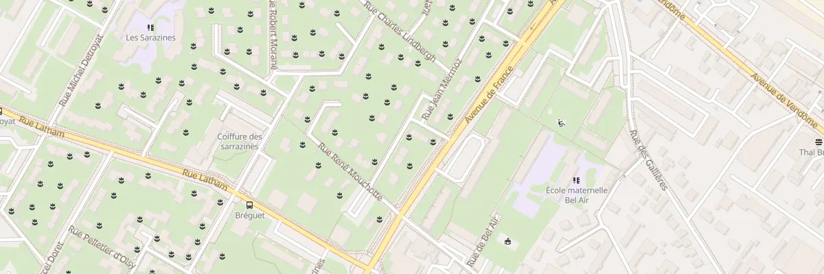 Plan du 7 Rue Jean Mermoz à Blois