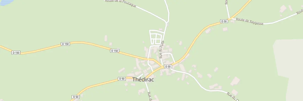 Plan du 5056 Le Bourg à Thédirac