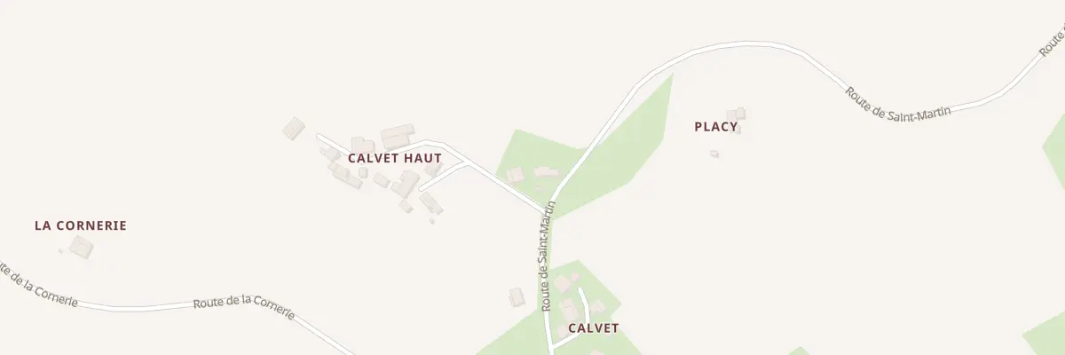 Plan du 5122 Calvet à Labarthe