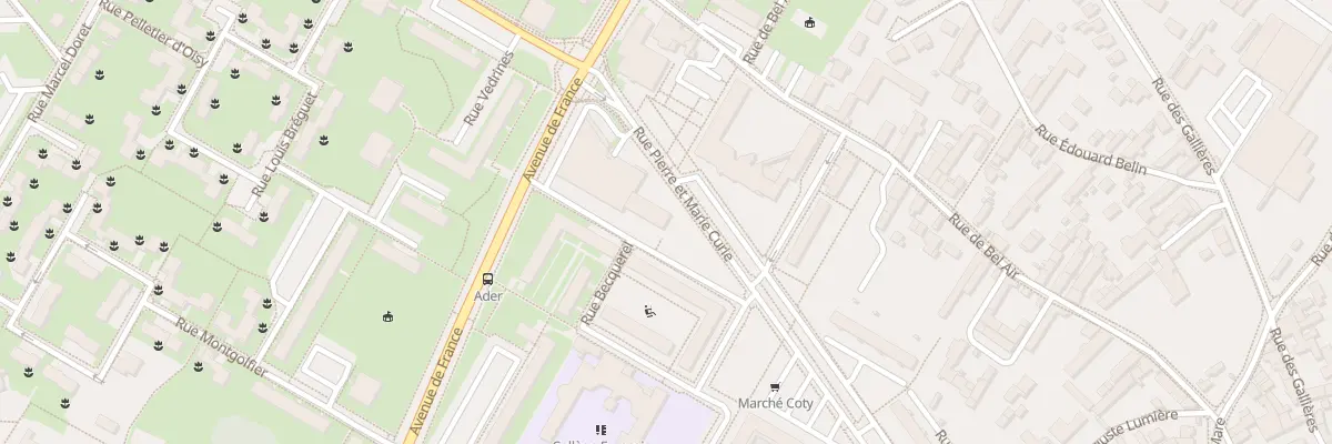 Plan du 36 Rue Pierre et Marie Curie à Blois