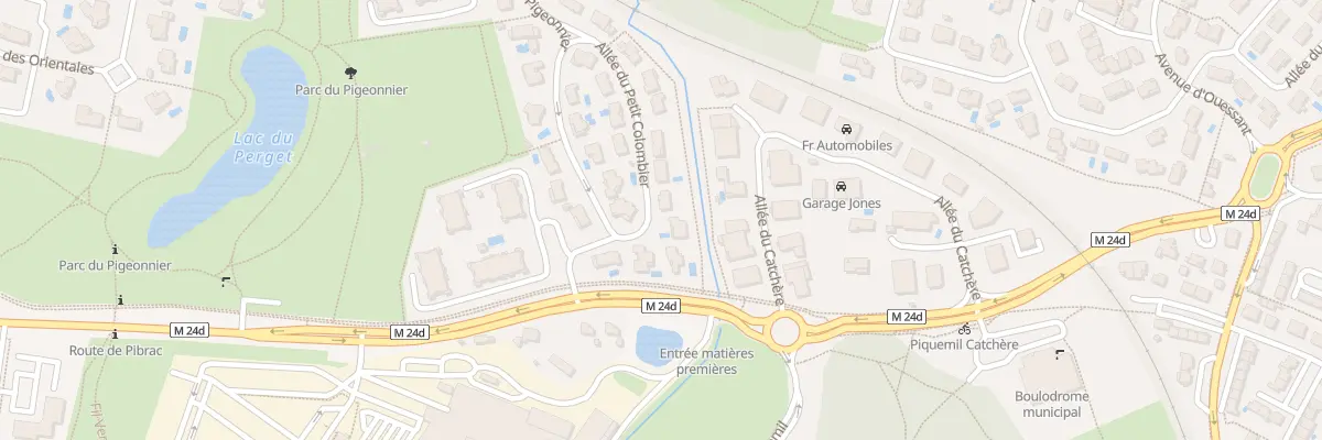 Plan du 6 All du Petit-Colombier à Colomiers