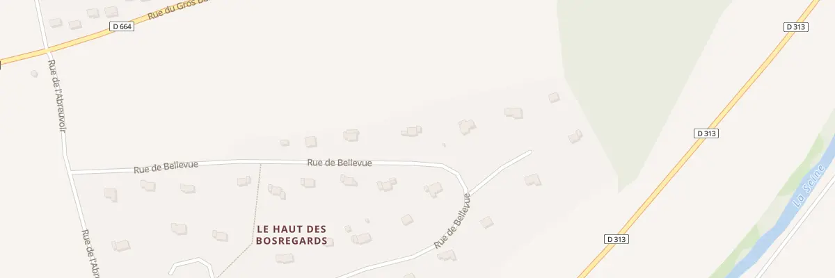Plan du 16 Rue de Bellevue à Muids