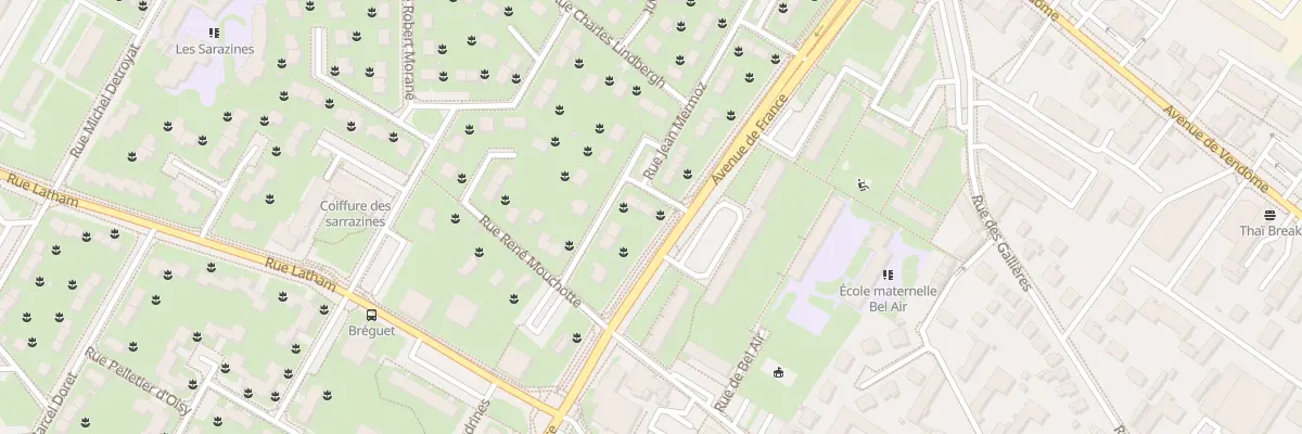 Plan du 9 Rue Jean Mermoz à Blois