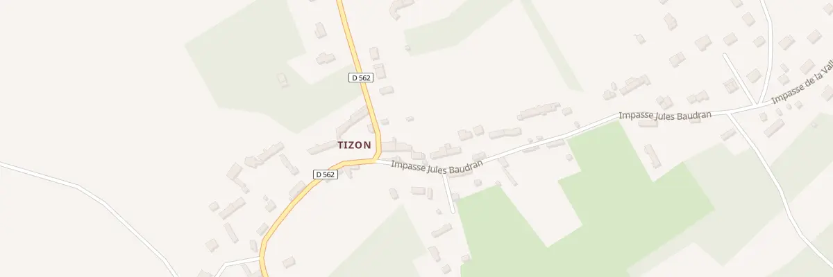 Plan du 1 Imp Jules Baudran à Muzy