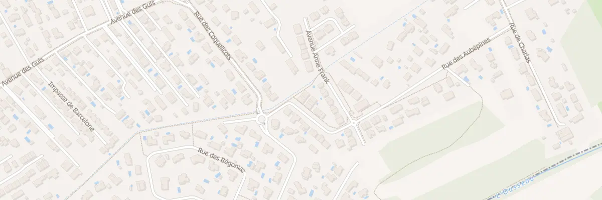 Plan du 2 Rue des Aubépines à Plaisance-du-Touch