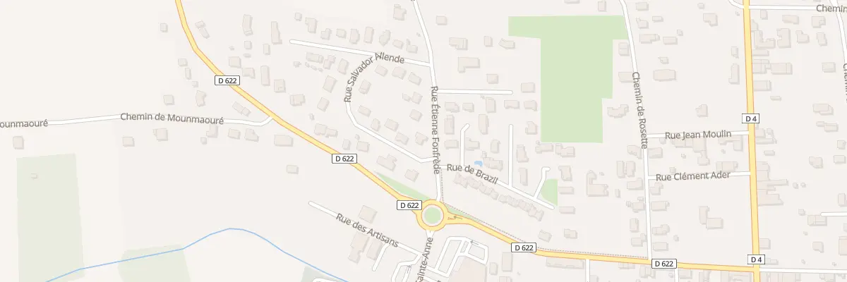 Plan du 1 Rue Salvador Allende à Saint-Sulpice-sur-Lèze