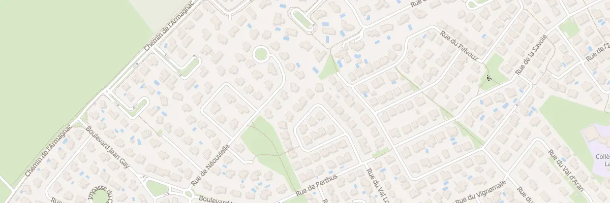 Plan du 22 Rue du Pic de la Gela à Tournefeuille