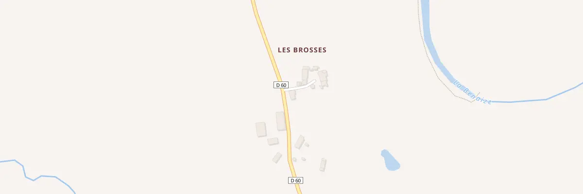 Plan du 8 Les Brosses à Mailhac-sur-Benaize