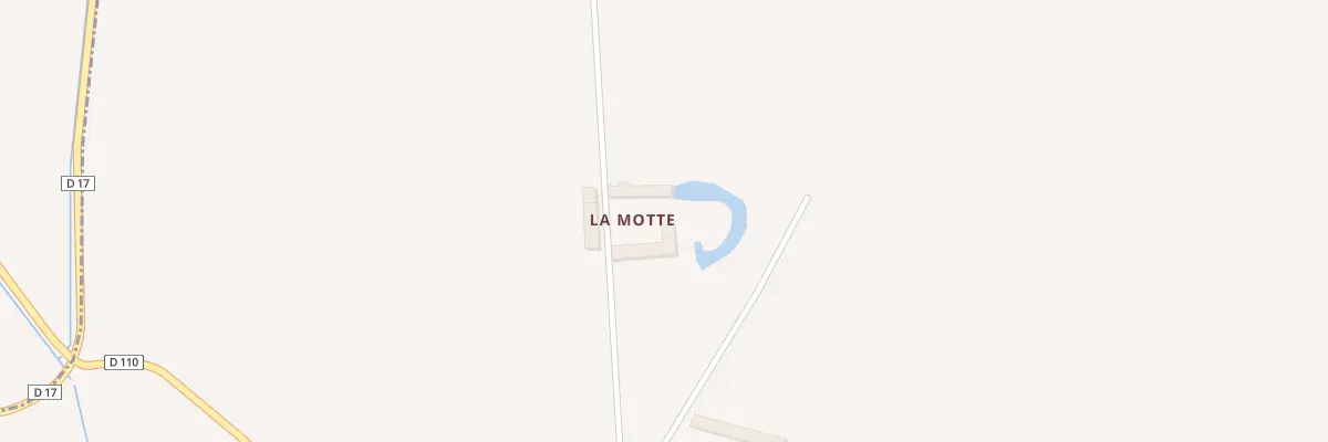 Plan du 58 La Motte à Flacey