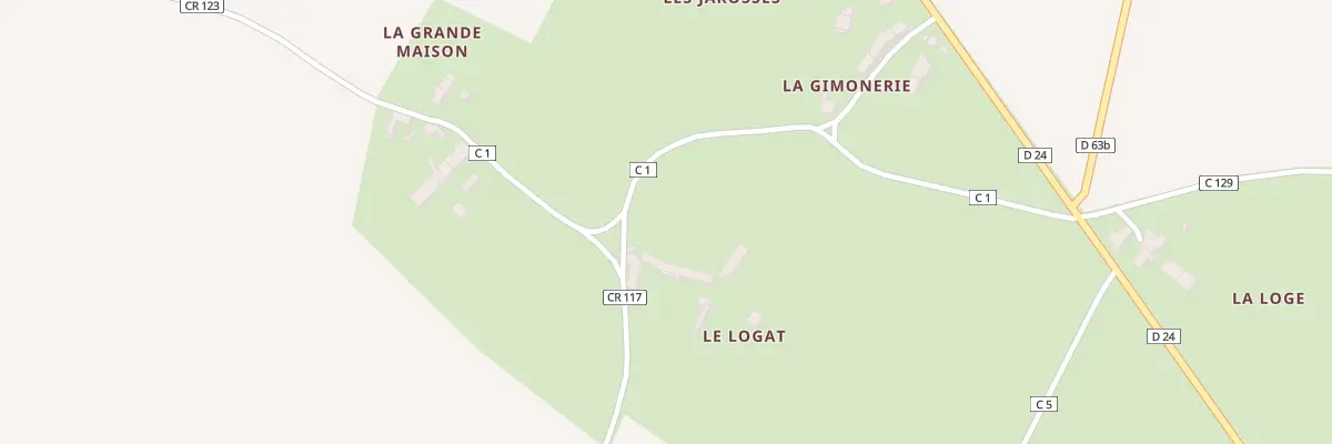 Plan du 5002 Le Logat à Sainte-Gemme