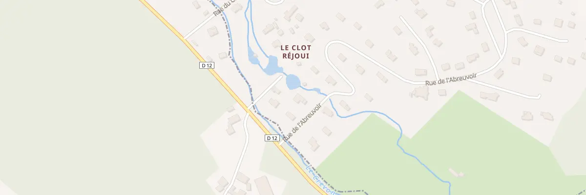Plan du 75 Rue de l’Abreuvoir à Catenay