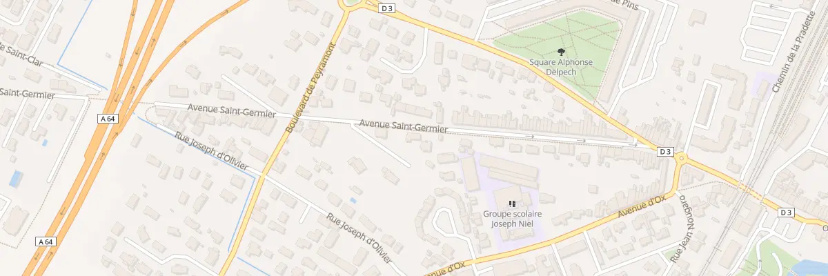 Plan du 63 Av Saint-germier à Muret