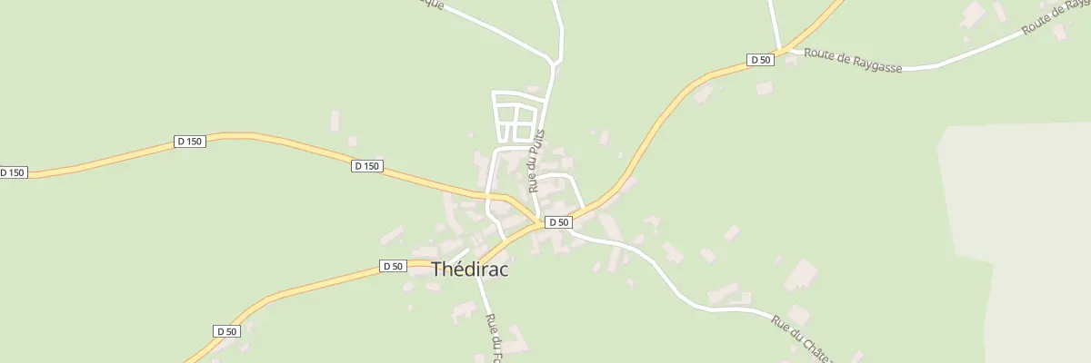Plan du 5016 Le Bourg à Thédirac