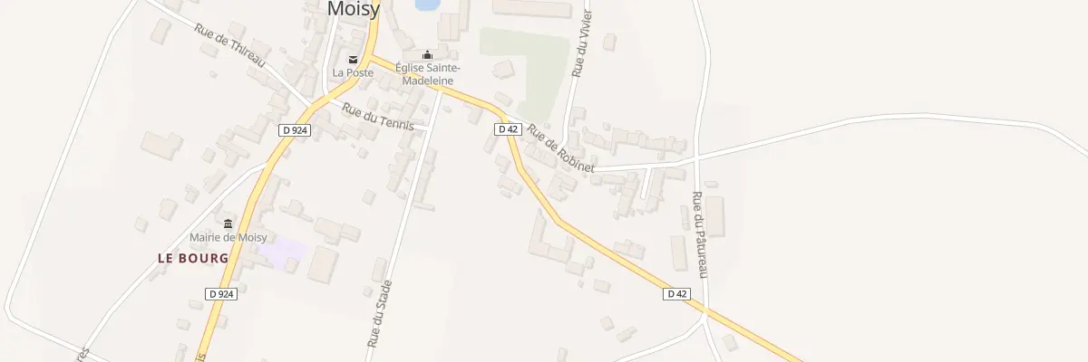 Plan du 7 Rue de la Gare à Moisy