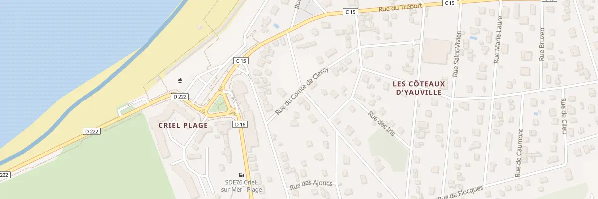 Plan du 6 Rue du Comte de Clercy à Criel-sur-Mer