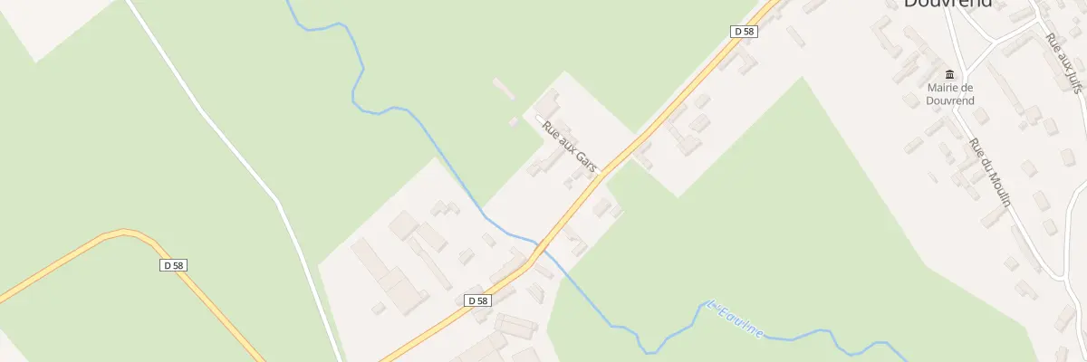 Plan du 1 Rue aux Gars à Douvrend