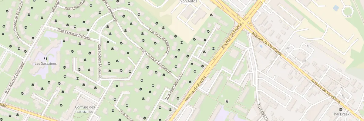 Plan du 18 Rue Jean Mermoz à Blois