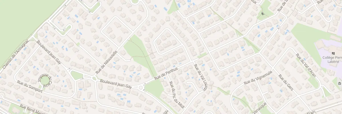 Plan du 42 Rue du Pic de la Gela à Tournefeuille