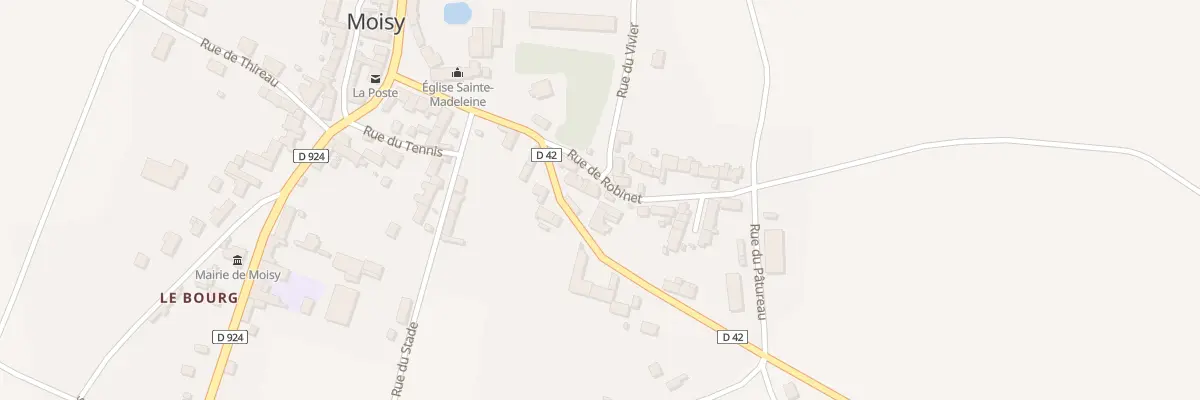 Plan du 2 Rue de Robinet à Moisy