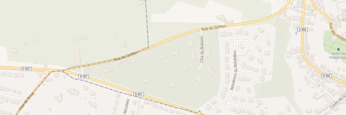 Plan du 22 Rue du Griffon à Châteaudun