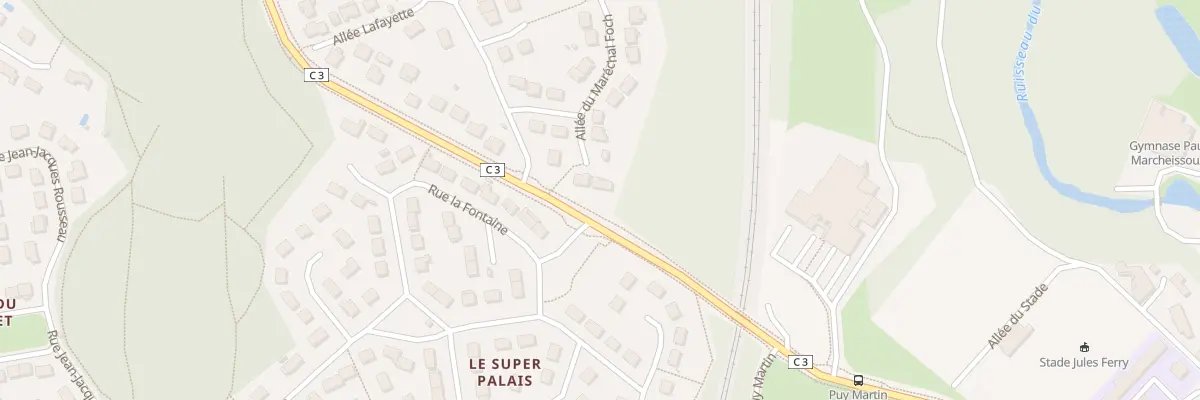 Plan du 10 All du Mal Foch au Palais-sur-Vienne