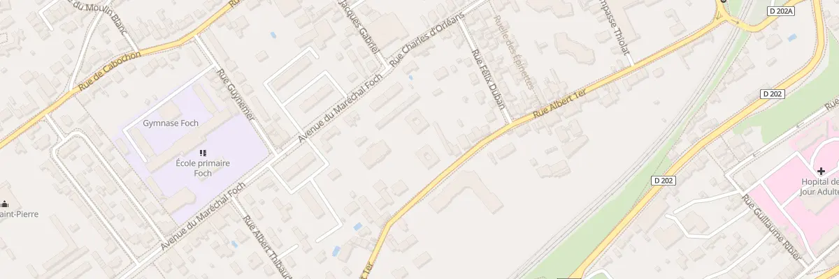 Plan du 47B Rue Albert 1er à Blois