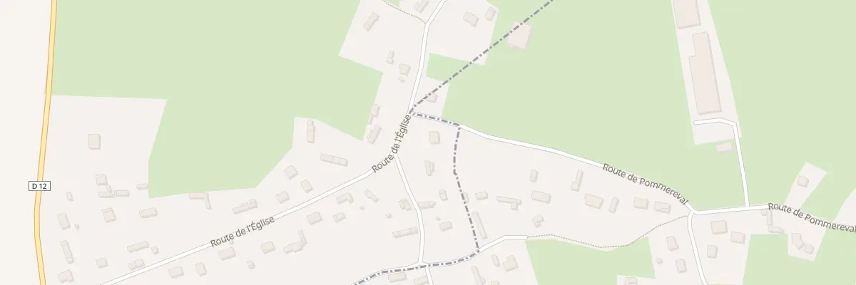 Plan du 680 Rte de l’Eglise à Pommeréval