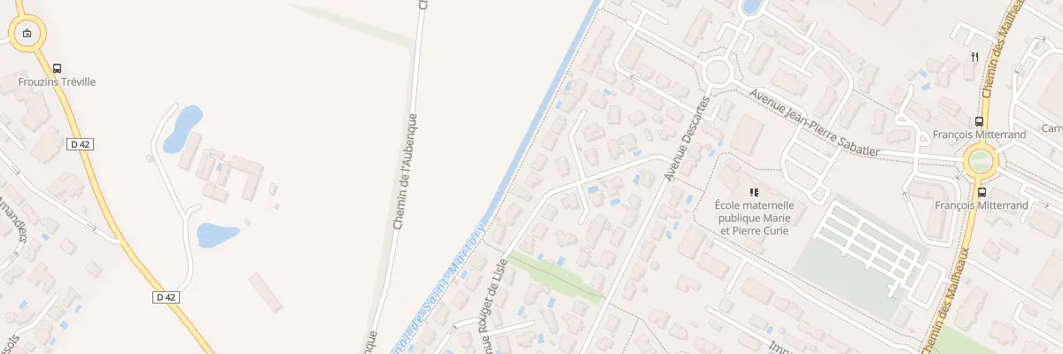Plan du 31 Av Rouget de Lisle à Frouzins