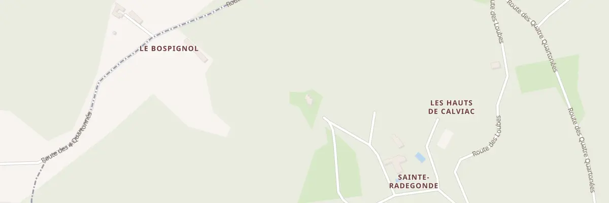 Plan du 341 Imp de Sainte Radegonde à Calviac-en-Périgord