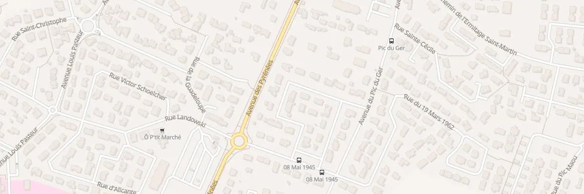 Plan du 11 Rue du Onze Novembre à Muret