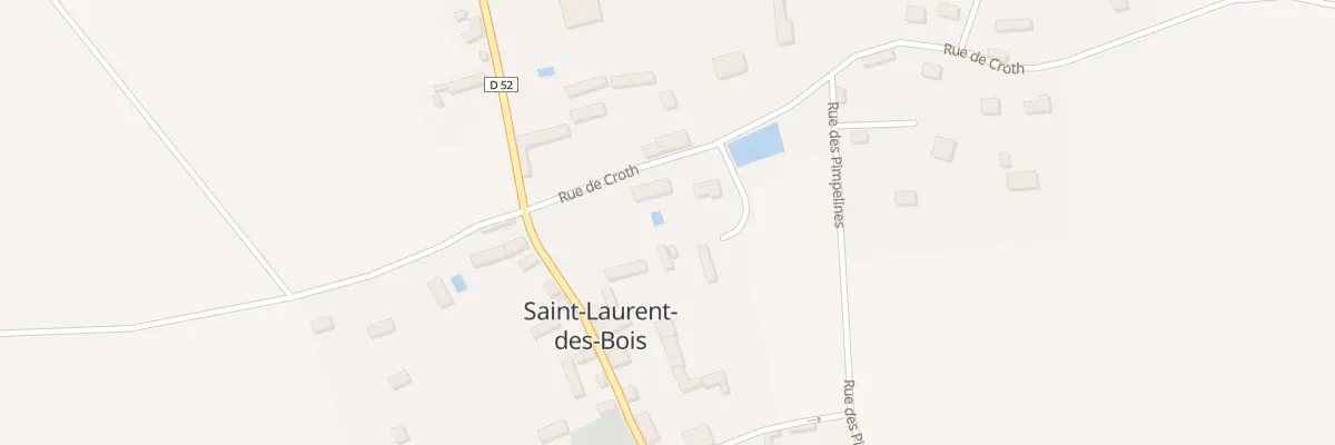Plan du 6 Rue de Croth à Saint-Laurent-des-Bois